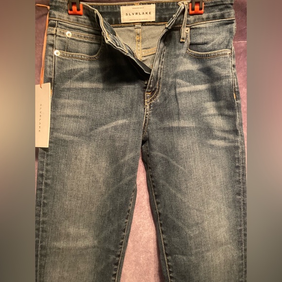 🆕Slvrlake Lou Lou Jeans. Straight/Low-mid rise. Slim. Size 25. Comes w/FREE item - Picture 8 of 11